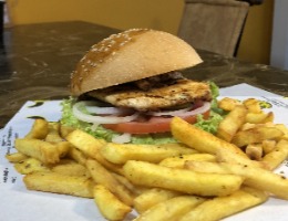 Karamelize Tavuk Burger